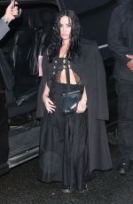 DEMI LOVATO Arrives at Ann Demeulemeester Show at Paris Fashion Week 10/04/2025
