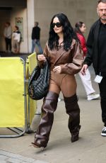 DEMI LOVATO Arrives at BBC Live Lounge in London 09/30/2025