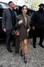 DEMI LOVATO Arrives at Vivienne Westwood Fashion Show at PFW in Paris 10/04/2025