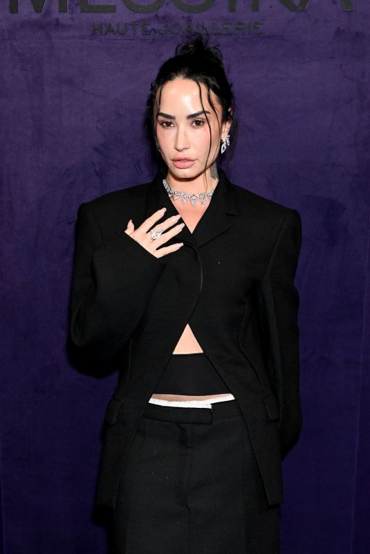 DEMI LOVATO at Messika Show at Paris Fashion Week in Paris 10/03/2025