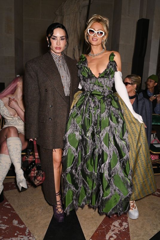 DEMI LOVATO at Vivienne Westwood Show at Paris Fashion Week 10/04/2025
