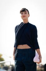DEVA CASSEL Out at at Womenswear Spring Summer 2026 Pariss Fashion Week 10/01/2025