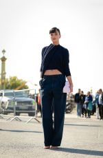 DEVA CASSEL Out at at Womenswear Spring Summer 2026 Pariss Fashion Week 10/01/2025