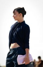 DEVA CASSEL Out at at Womenswear Spring Summer 2026 Pariss Fashion Week 10/01/2025
