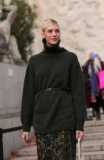 DEVON WINDSOR at Elie Saab Show at Paris Fashion Week 10/04/2025