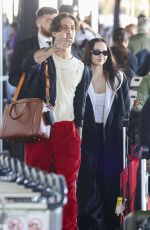 DOVE CAMERON and Damiano David Arrives at Airport in Sydney 10/21/2025