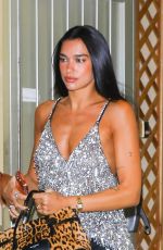 DUA LIPA Leaves Alba Restaurant in Los Angeles 10/02/2025
