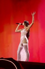 DUA LIPA Performs on Her Radical Optimism Tour on Night 4 at Kia Forum in Los Angeles 10/08/2025