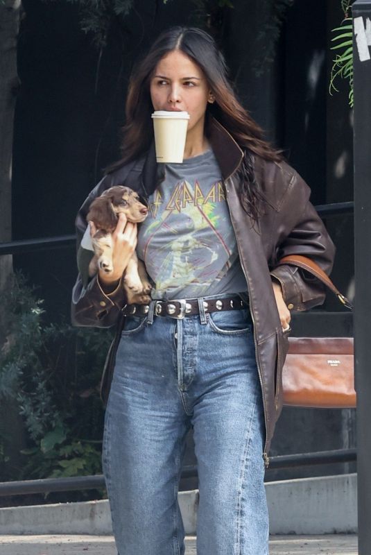 EIZA GONZALEZ Leaves a Salon in Los Angeles 10/27/2025