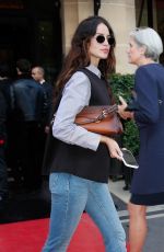 EIZA GONZALEZ Leaves Her Hotel in Paris 10/05/2025