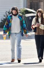 ELIZABETH OLSEN Arrives at Netflix Office in Burbank 10/08/2025