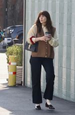 ELIZABETH OLSEN Arrives at Netflix Office in Burbank 10/08/2025