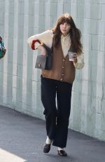 ELIZABETH OLSEN Arrives at Netflix Office in Burbank 10/08/2025
