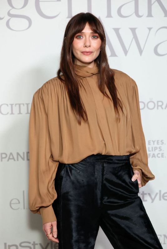 ELIZABETH OLSEN at InStyle Imagemaker Awards in Bel Air 10/23/2025