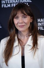 ELIZABETH OLSEN at Screening of Eternity at 33rd Annual Hamptons International Film Festival 10/04/2025