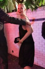 ELLE and DAKOTA FANNING Arrives at Armani Party in Los Angeles 10/18/2025