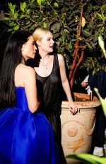 ELLE and DAKOTA FANNING at Armani Party at Chateau Marmont in Los Angeles 10/18/2025