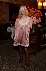 ELLE and DAKOTA FANNING at W Magazine and Chloe Dinner at La Dolce Vita in Beverly Hills 10/17/2025