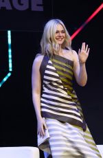 ELLE FANNING at Predator: Badlands Panel at MCM Comic-Con in London 10/26/2025