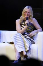 ELLE FANNING at Predator: Badlands Panel at MCM Comic-Con in London 10/26/2025