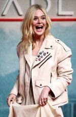 ELLE FANNING at Predator: Badlands UK Special Screening at BFI IMAX Waterloo in London 1027/2025