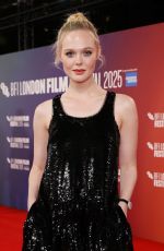 ELLE FANNING at Sentimental Value Screening at London Film Festival 10/12/2025