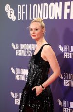 ELLE FANNING at Sentimental Value Screening at London Film Festival 10/12/2025