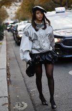 EMILIA MERNSE Arrives at Vaquera Show at Paris Fashion Week in Paris 09/29/2025