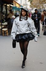 EMILIA MERNSE Arrives at Vaquera Show at Paris Fashion Week in Paris 09/29/2025