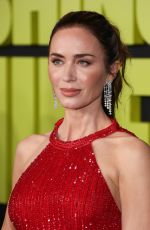 EMILY BLUNT at The Smashing Machine Premiere at Samuel Goldwyn Theater in Beverly Hills 09/30/2025