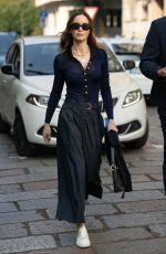 EMILY BLUNT Out and About in Milan 10/09/2025