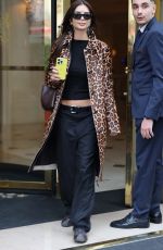 EMILY RATAJKOWSKI in Animal-print Jacket Out and About at Paris Fashion Week 10/03/2025