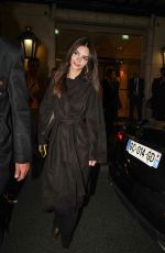 EMILY RATAJKOWSKI Leaves Her Hotel in Paris 10/02/2025