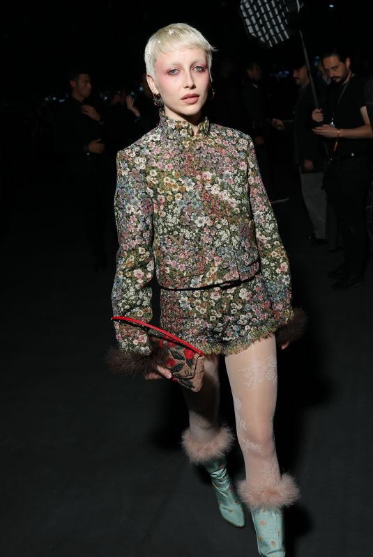 EMMA CHAMBERLAIN at Valentino Show at Paris Fashion Week 10/05/2025