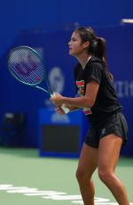 EMMA RADUCANU at a Practice Session Ahead of Wuhan Open in Wuhan 10/03/2025