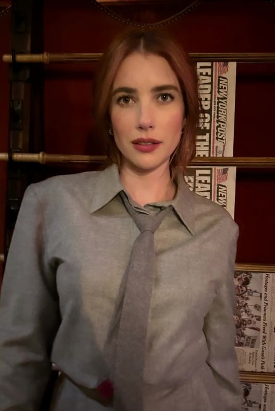 EMMA ROBERTS at Tom Wolfe Prizes for Fiction and Lukas Gage Book