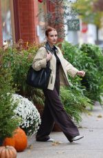 EMMA ROBERTS Out for Halloween Shopping at Sag Harbor in New York 10/30/2025