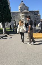 EMMA WATSON Out and About in Pisa, Italy 10/10/2025