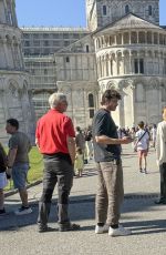 EMMA WATSON Out and About in Pisa, Italy 10/10/2025