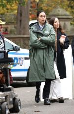 EMMY ROSSUM On the Set of Furious in Central Park in New York 10/20/2025
