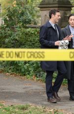 EMMY ROSSUM On the Set of Furious in Central Park in New York 10/20/2025