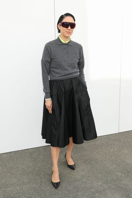 EVA CHEN at Mugler Fashion Show at Paris Fashion Week 10/02/2025