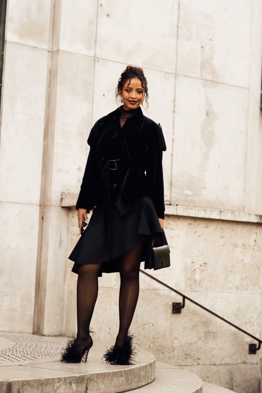 FLORA COQUEREL at Akri Womenswear Fashion Show at Paris Fashion Week 10/05/2025