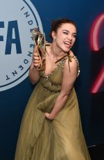 FLORENCE PUGH at British Independent Film Awards in London 12/10/2017