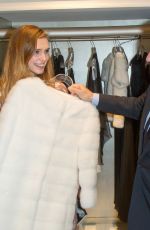 GAIA WEISS at Francis Huster Book Signing at Dior Boutique in Paris 11/19/2012