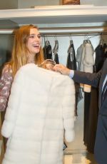 GAIA WEISS at Francis Huster Book Signing at Dior Boutique in Paris 11/19/2012