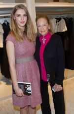 GAIA WEISS at Francis Huster Book Signing at Dior Boutique in Paris 11/19/2012