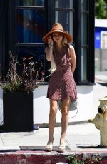 GIA SKOVA Out Shopping on Abbot Kinney Boulevard in Venice Beach 10/26/2025
