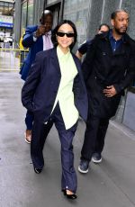 GRETA LEE Arrives at Live with Kelly and Mark in New York City 10/08/2025