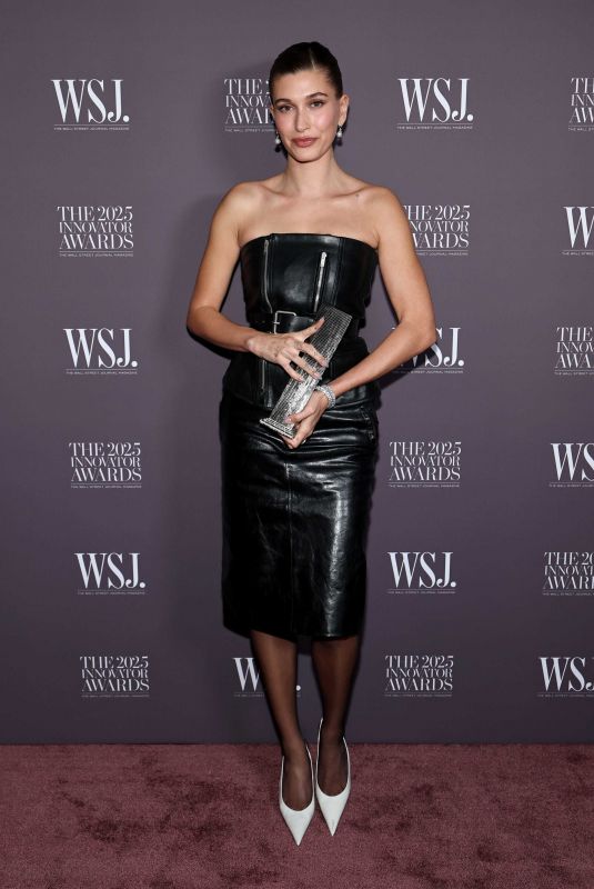 HAILEY BIEBER at WSJ. Magazine 2025 Innovator Awards at MoMA in New York City 10/29/2025
